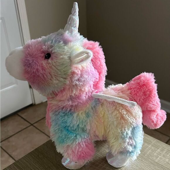 NWOT … CUDDLE BARN “Starlight” Colorful Intetactive Unicorn Plush Toy - Picture 2 of 4